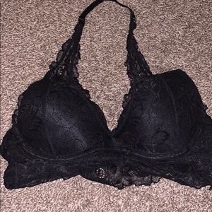 XOXO Halter black bra never worn